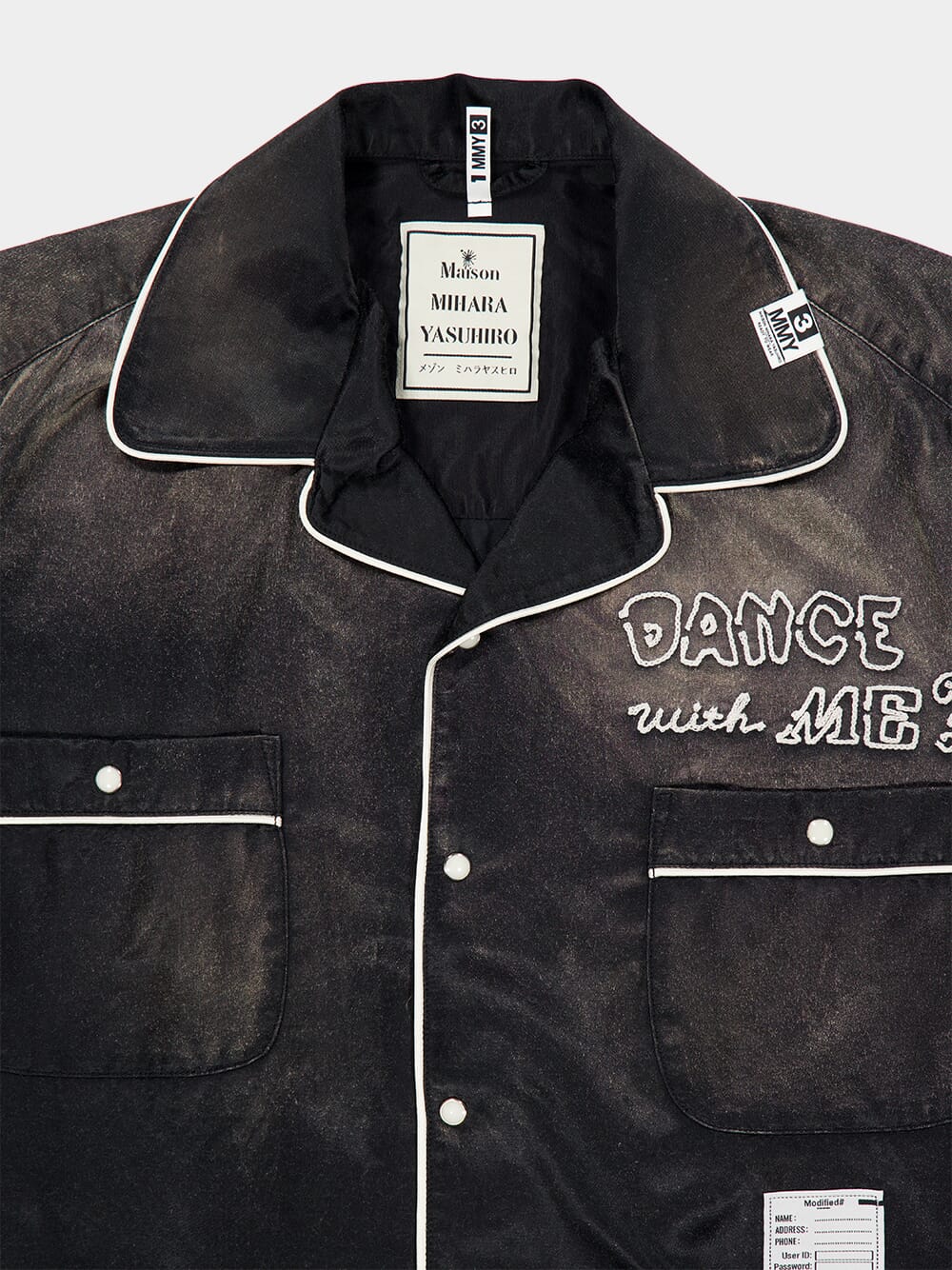 Black Sun Faded Satin Shirt - Image 3