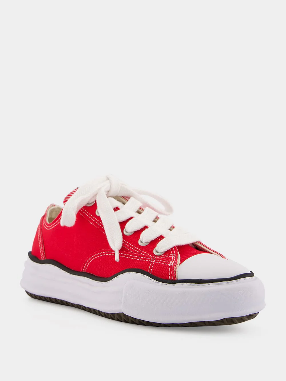 Red Peterson OG Sole Canvas Low-Top Sneakers - Image 2