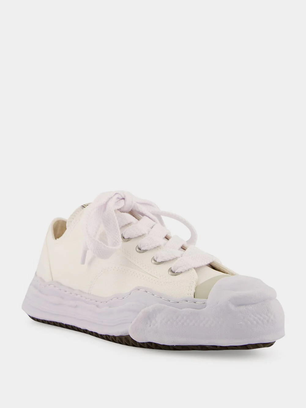 White Hank OG Sole Canvas Sneakers - Image 2