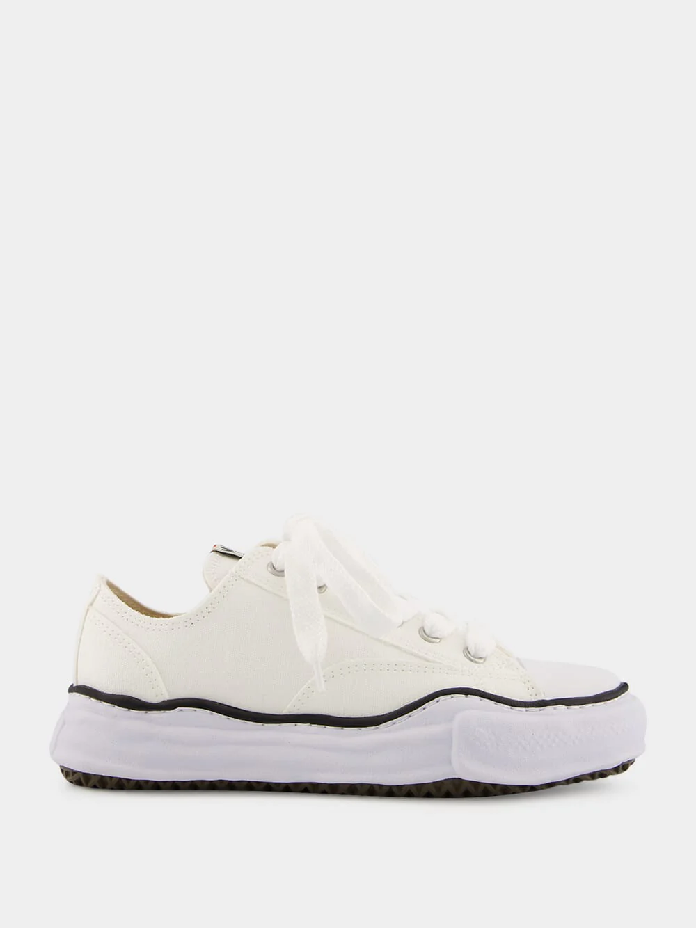 White Peterson OG Sole Canvas Low-Top Sneakers
