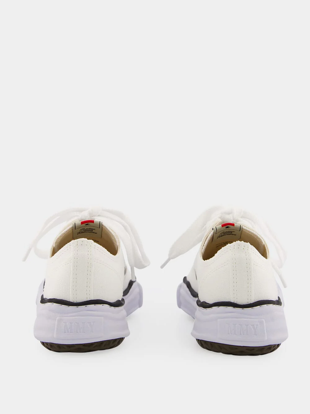 White Peterson OG Sole Canvas Low-Top Sneakers - Image 5