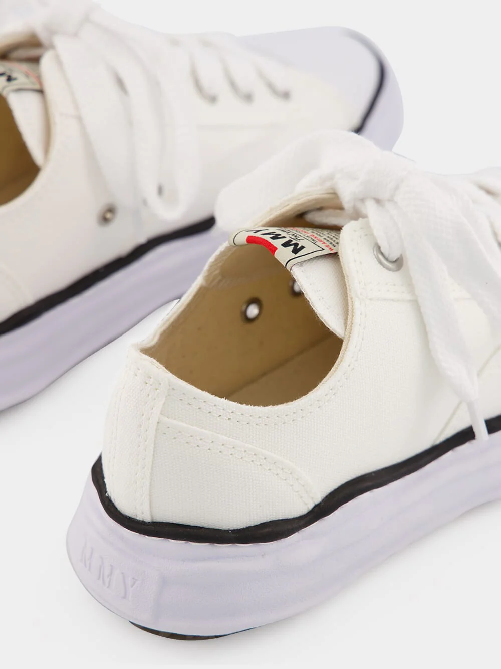 White Peterson OG Sole Canvas Low-Top Sneakers - Image 6