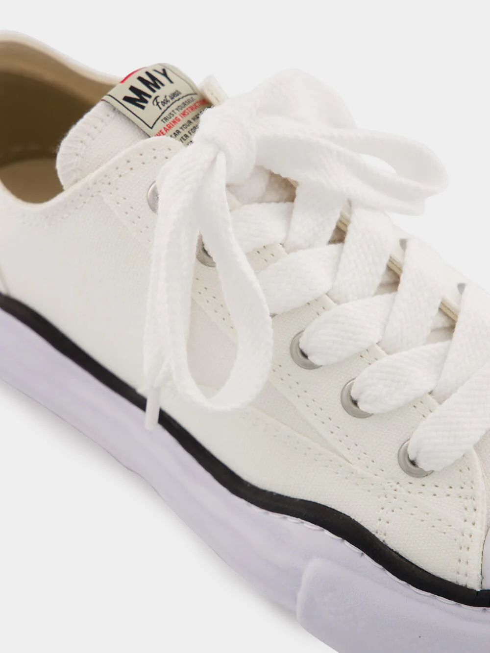White Peterson OG Sole Canvas Low-Top Sneakers - Image 7