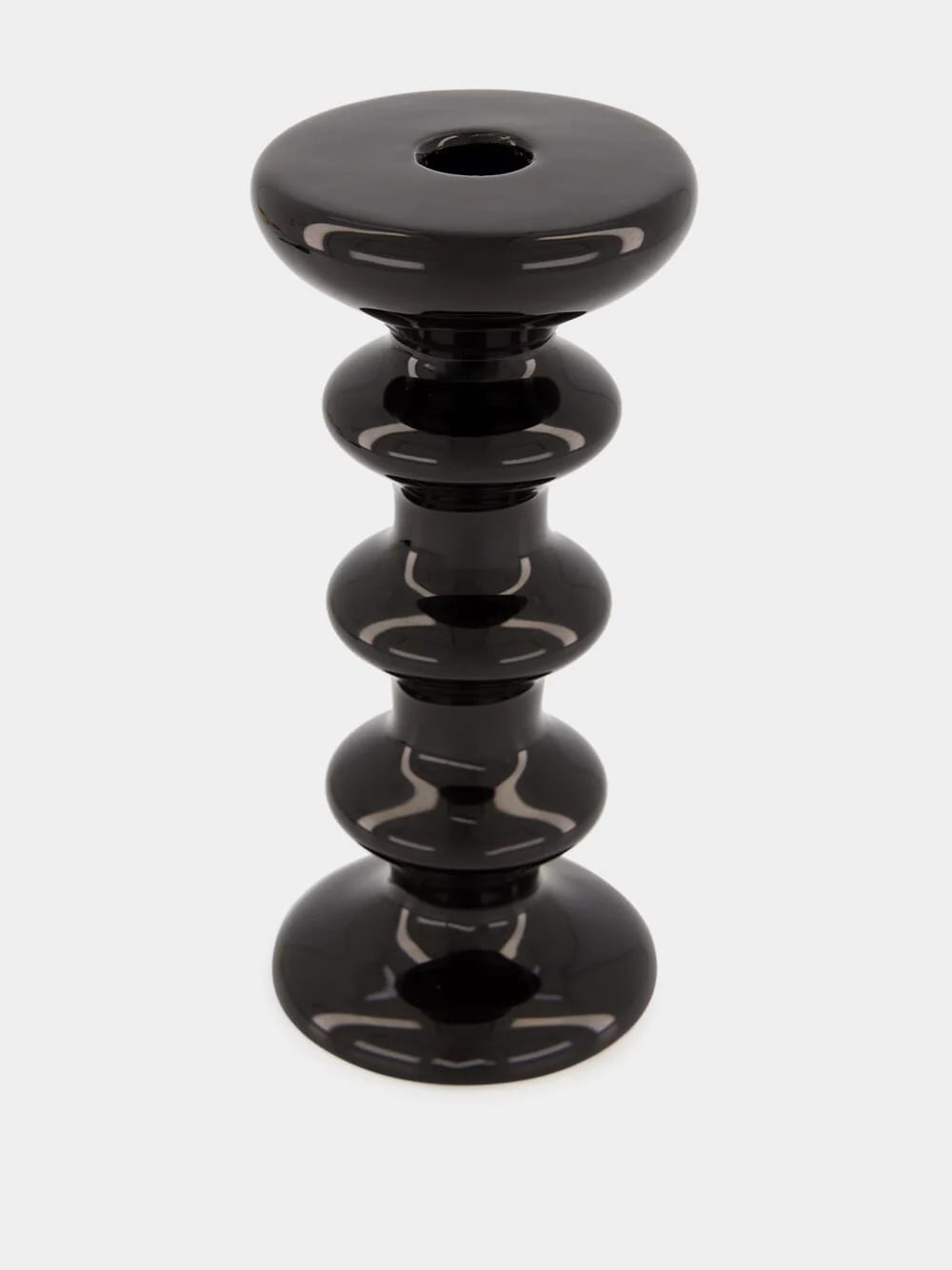 Black Small Slavic Candle Holder - Image 3
