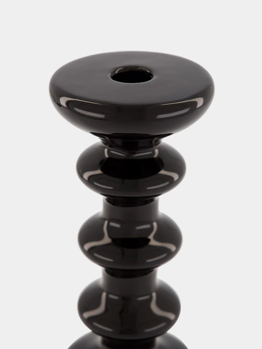 Black Small Slavic Candle Holder - Image 4