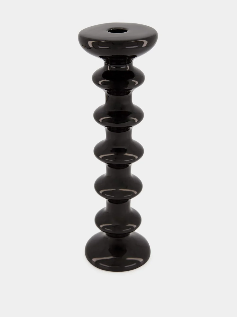 Black Large Slavic Candle Holder - Image 3