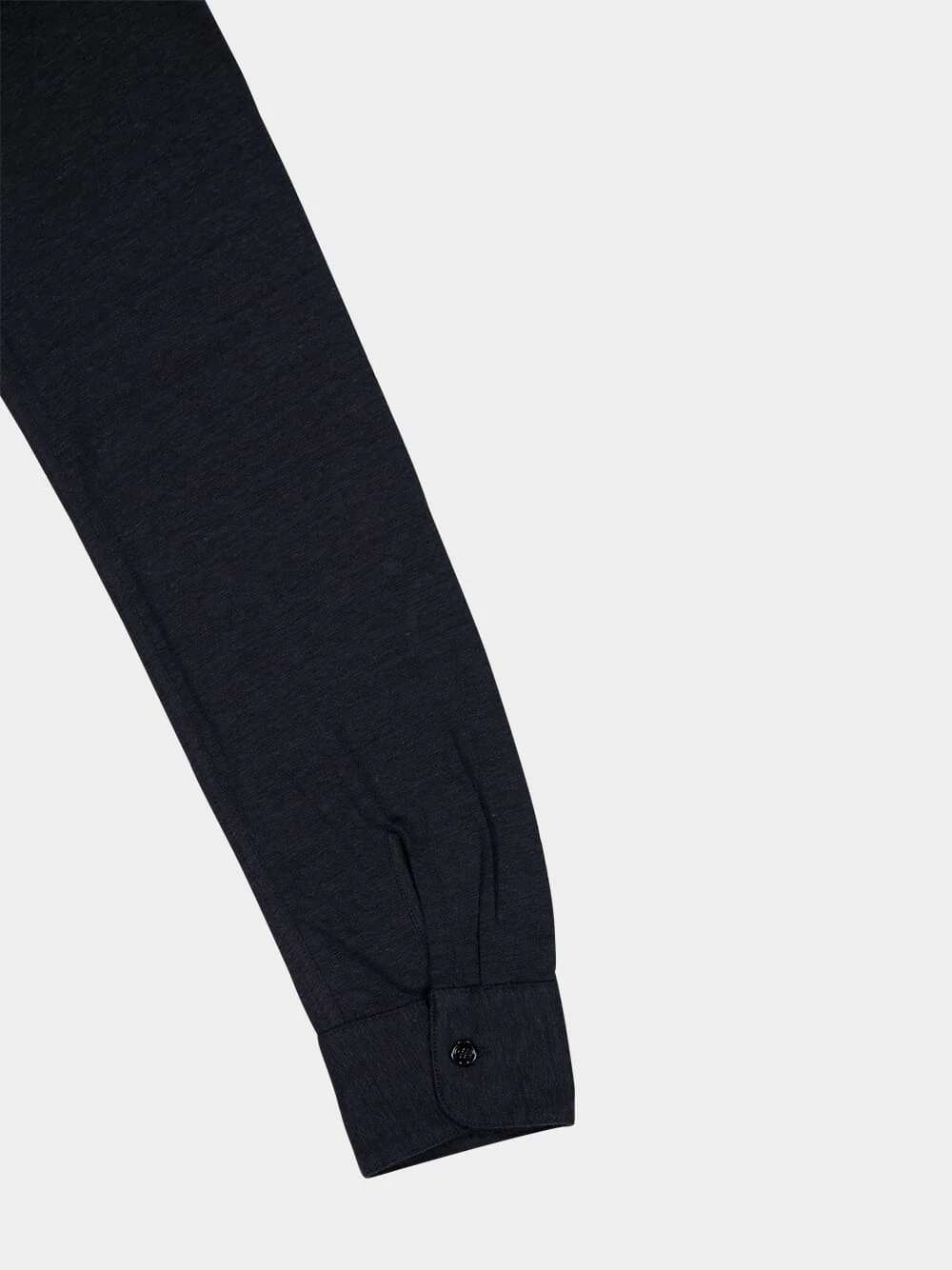 Black Linen Long-Sleeved Shirt - Image 4