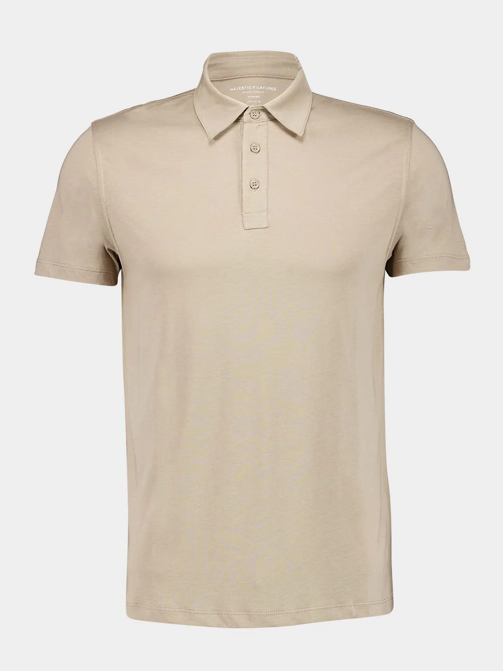 Desert Lyocell Organic Cotton Short-Sleeved Polo Shirt - Image 4