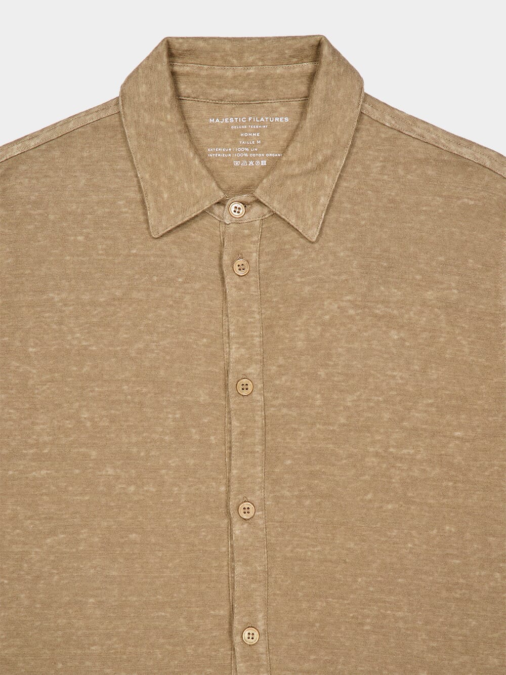 Desert Organic Cotton Linen Long-Sleeved Shirt - Image 9