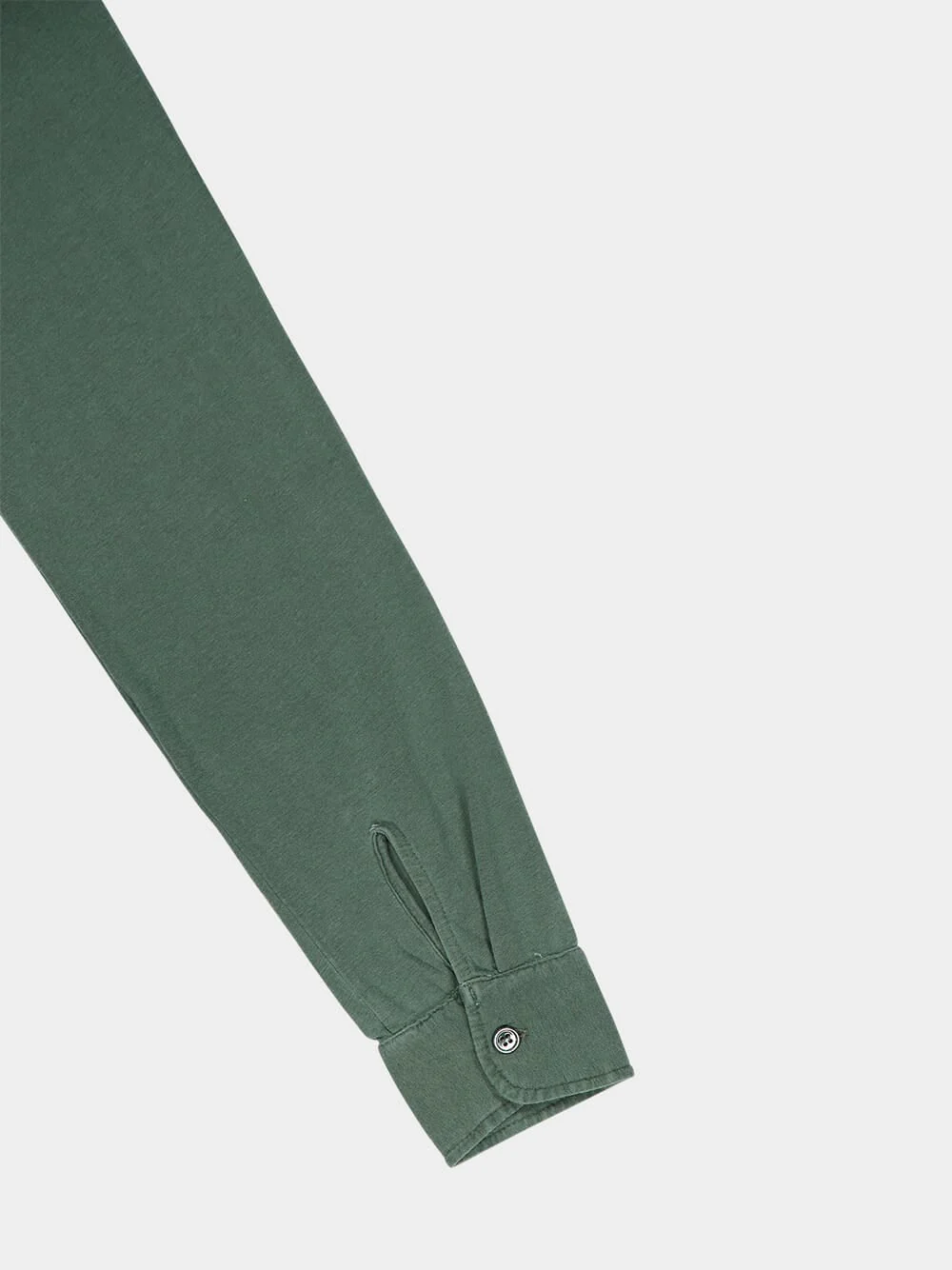 Tuscan Green Organic Cotton Artisanal Dyeing Herman Shirt - Image 8