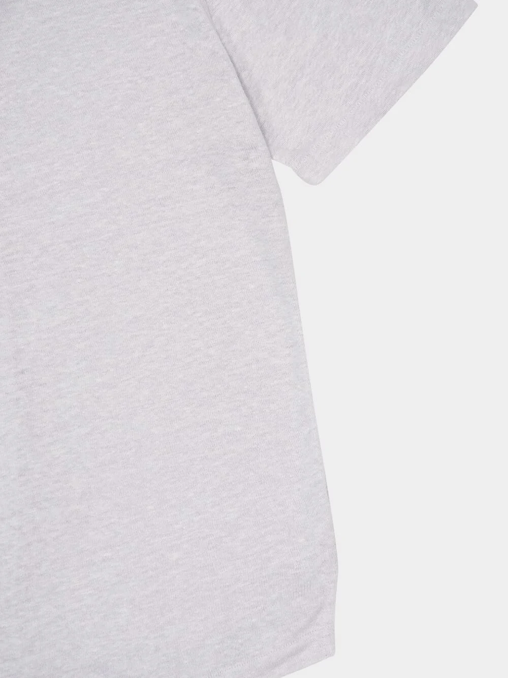 Cream Short-Sleeve Linen Button-Up Shirt - Image 4
