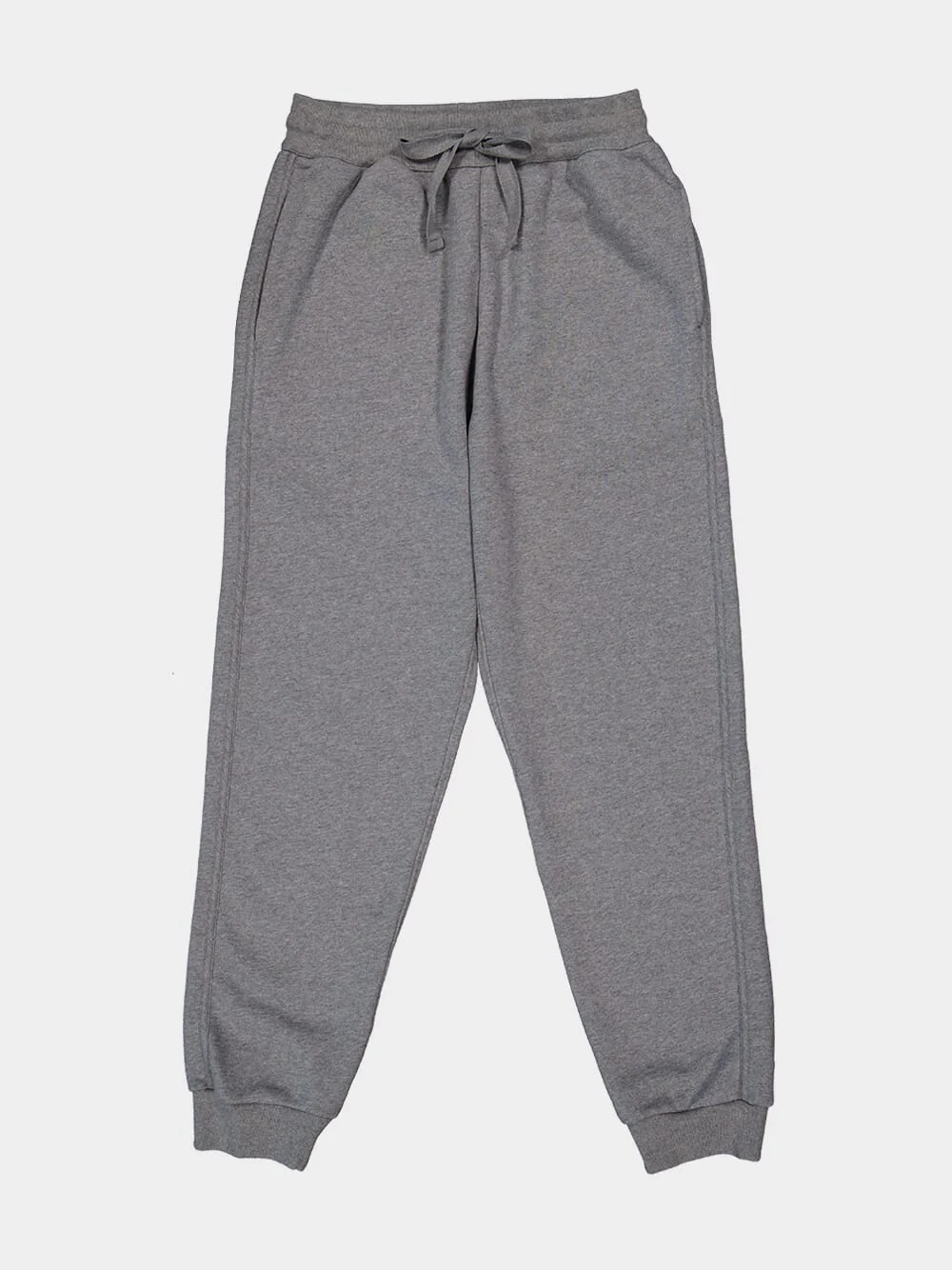 Grey Organic Cotton Casual Sweatpants - Image 3