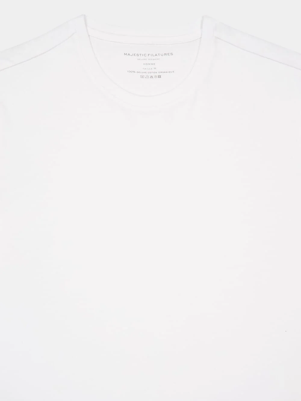 White Julien Organic Cotton T-Shirt - Image 3