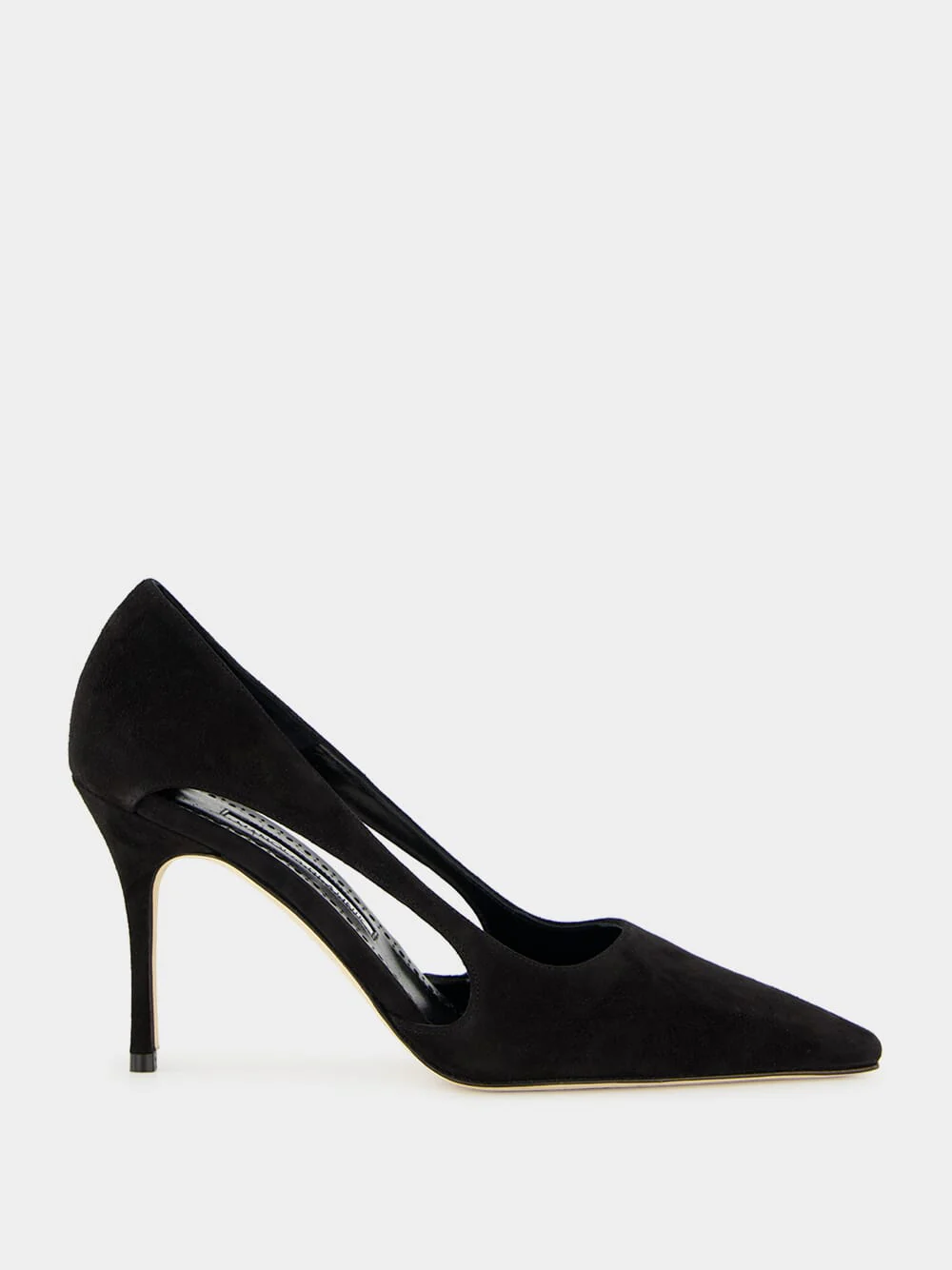 Boukefalos Black Suede Pumps