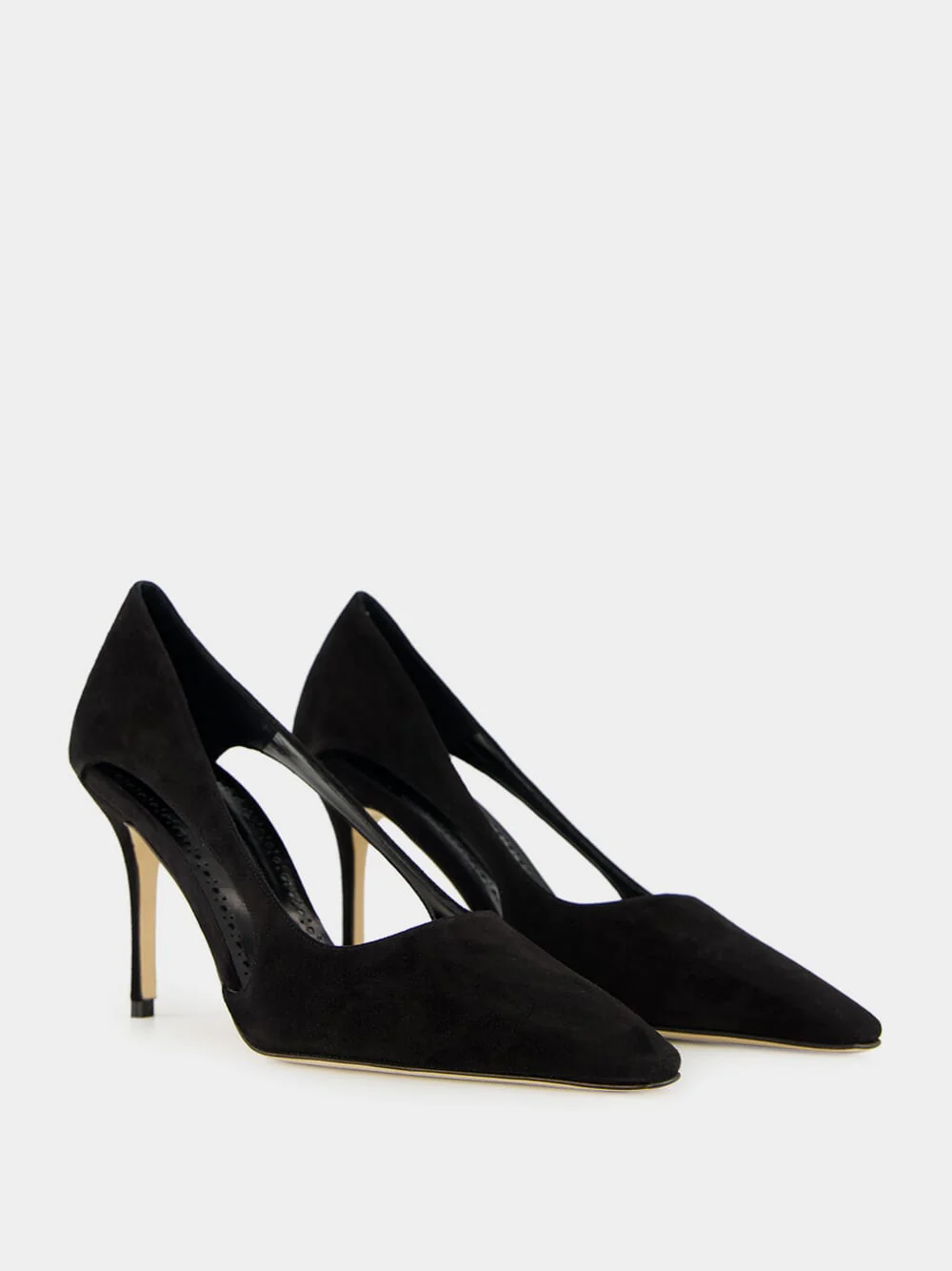 Boukefalos Black Suede Pumps - Image 3