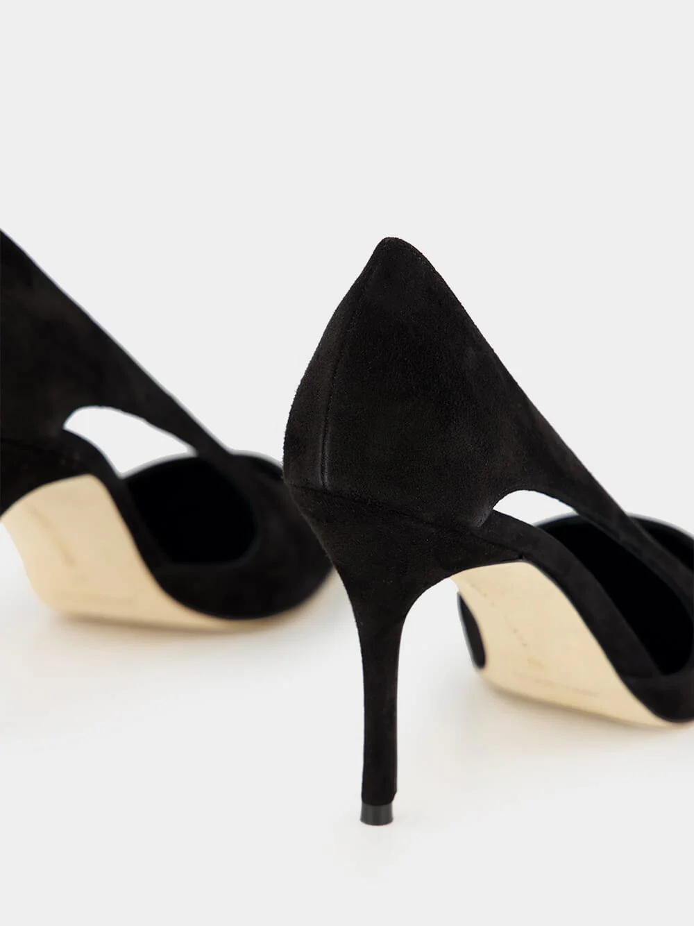 Boukefalos Black Suede Pumps - Image 6