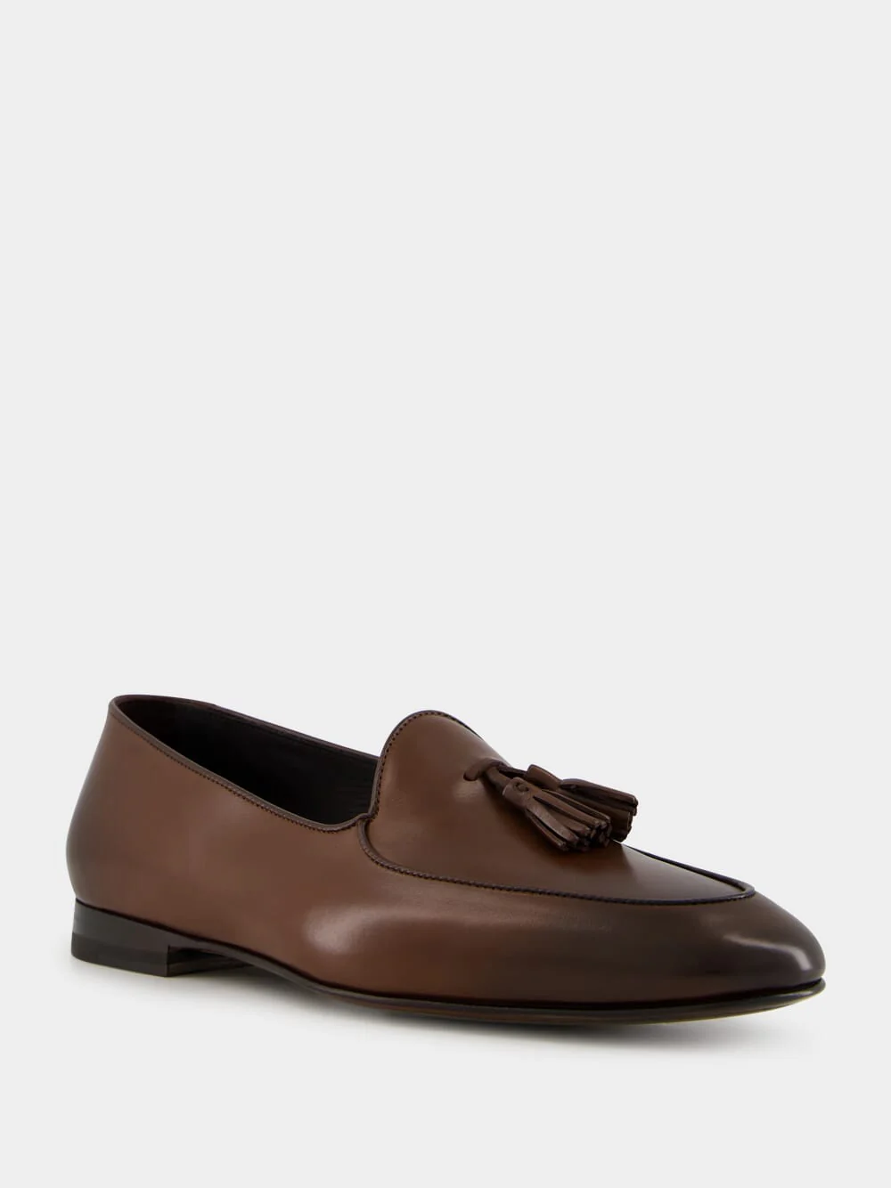 Brown Lennox Calf Leather Loafers - Image 2