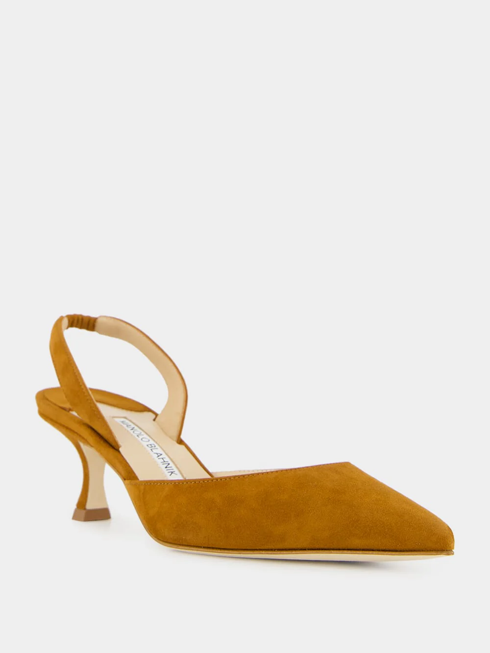 Carolyne Brown Suede Slingback Pumps - Image 2