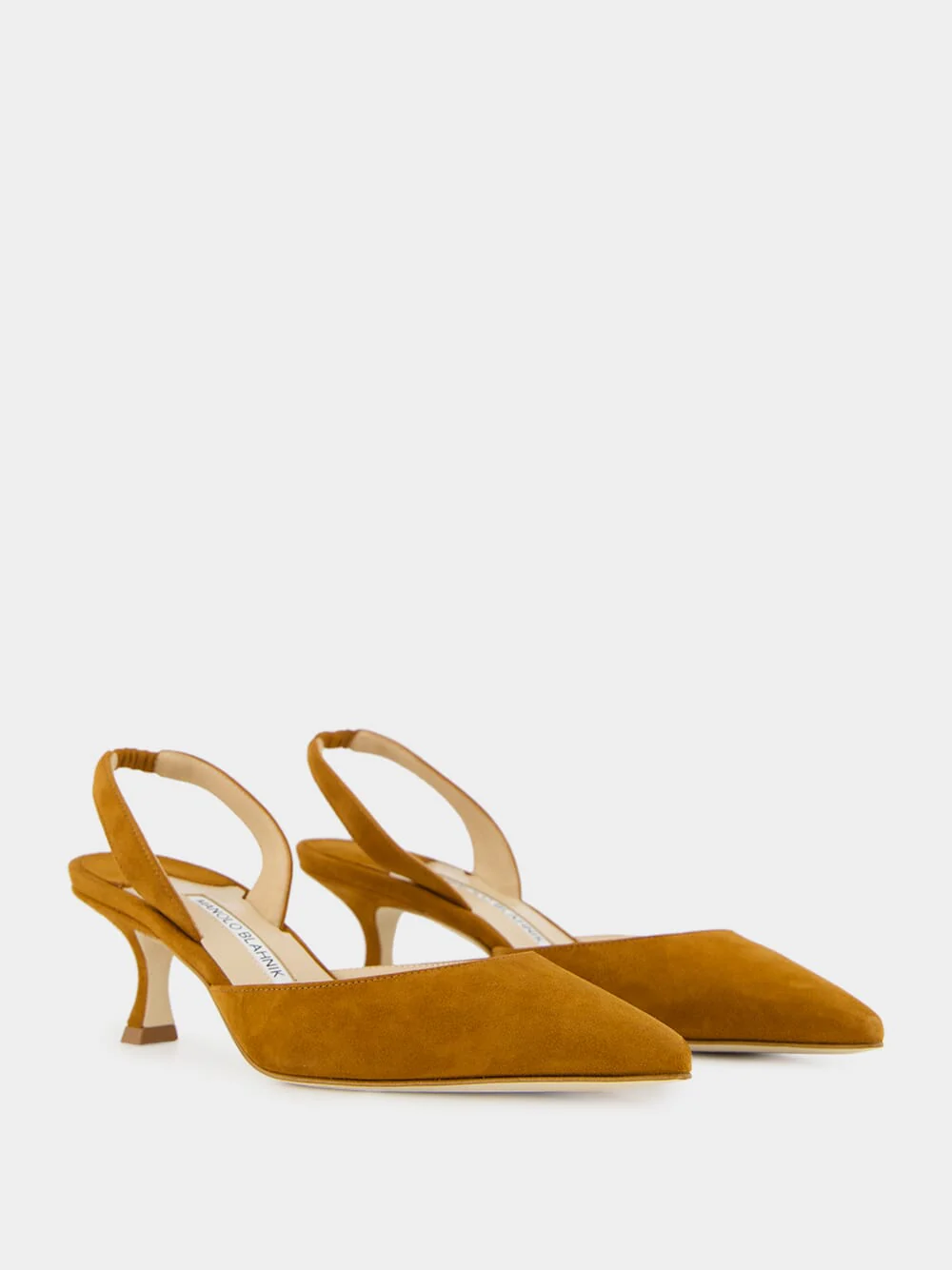 Carolyne Brown Suede Slingback Pumps - Image 3