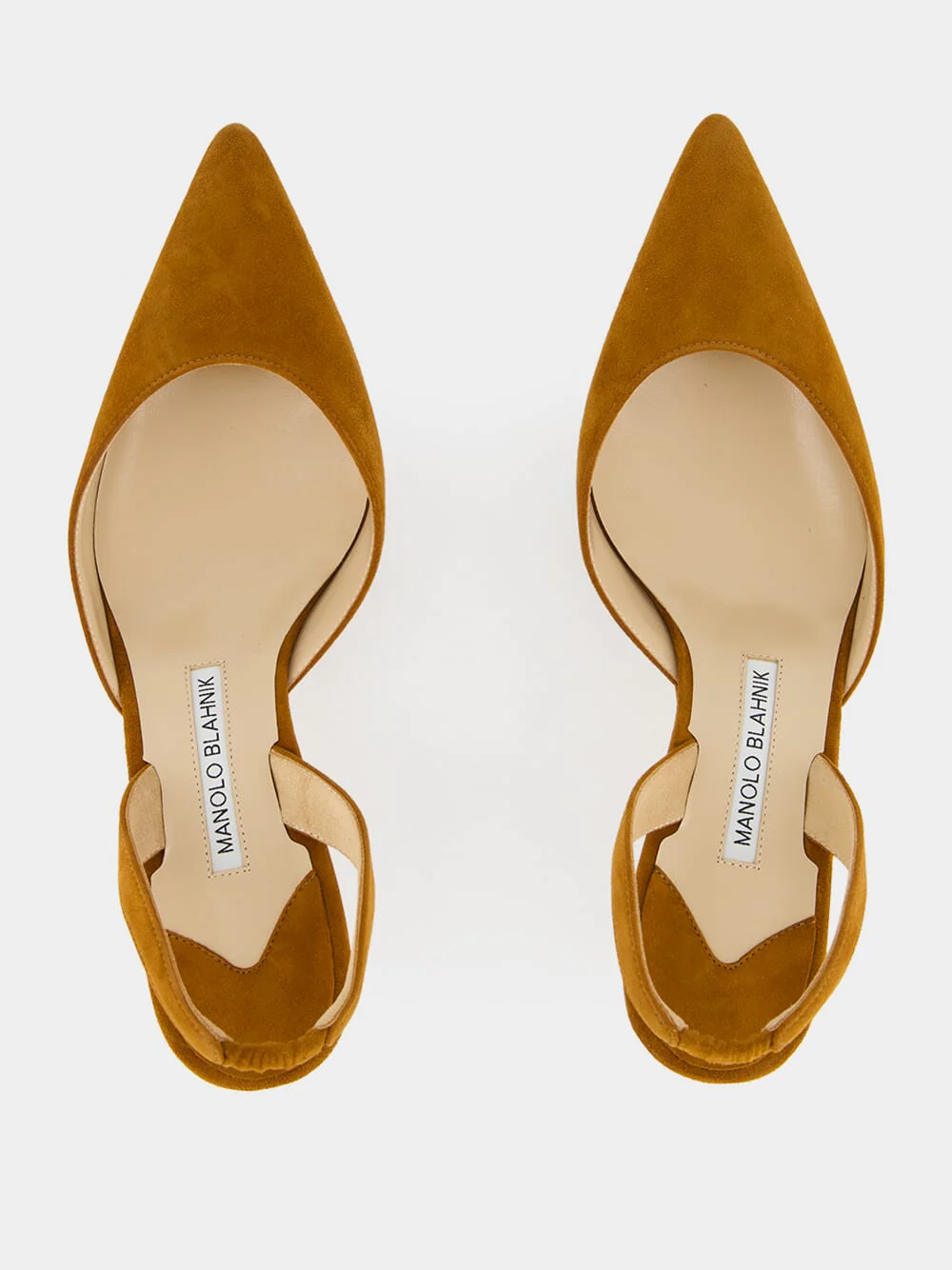 Carolyne Brown Suede Slingback Pumps - Image 4