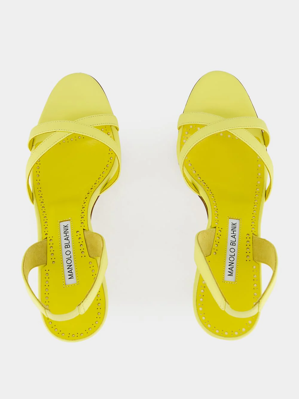 Light Yellow Ammoursli Nappa Sandals - Image 4