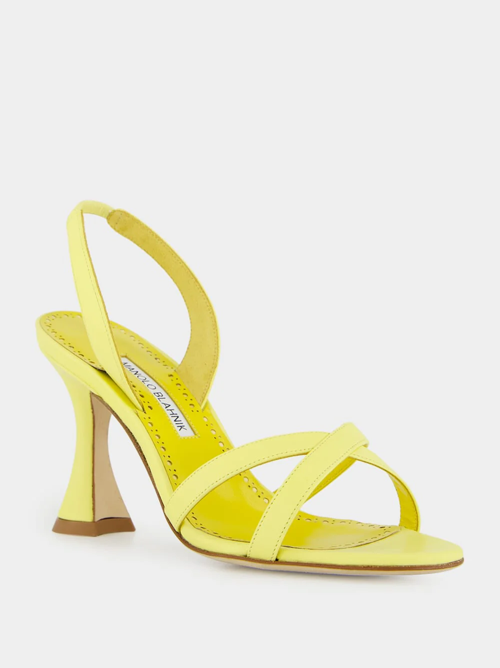 Light Yellow Ammoursli Nappa Sandals - Image 9