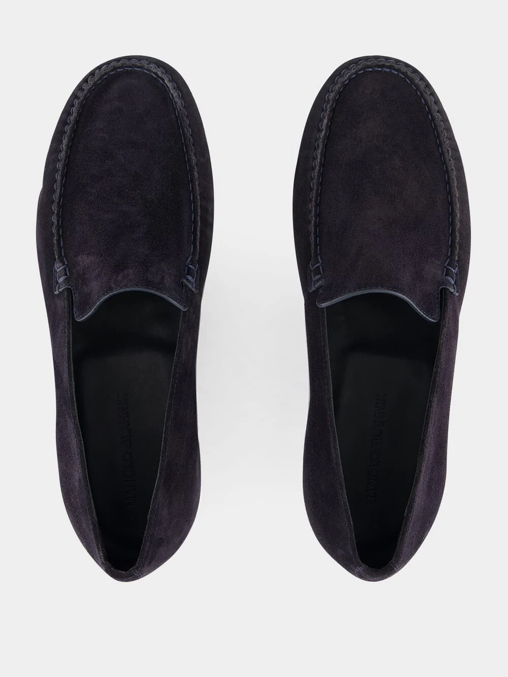 Monaco Navy Suede Boat Shoes - Image 4