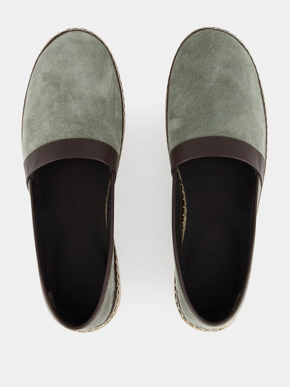 Nerano Green Calf Suede Espadrilles - Image 4