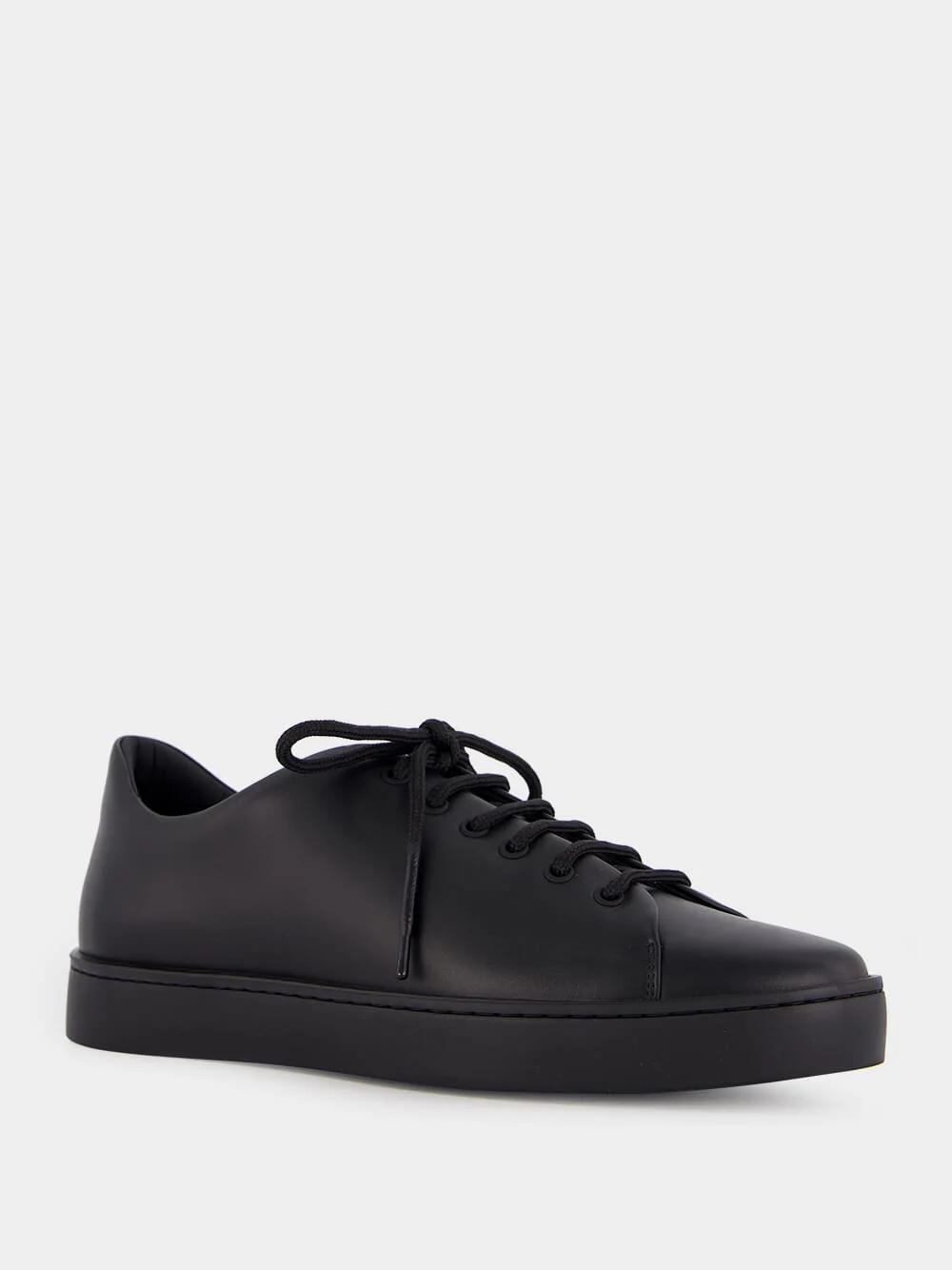 Black Calf Leather Sneakers - Image 2
