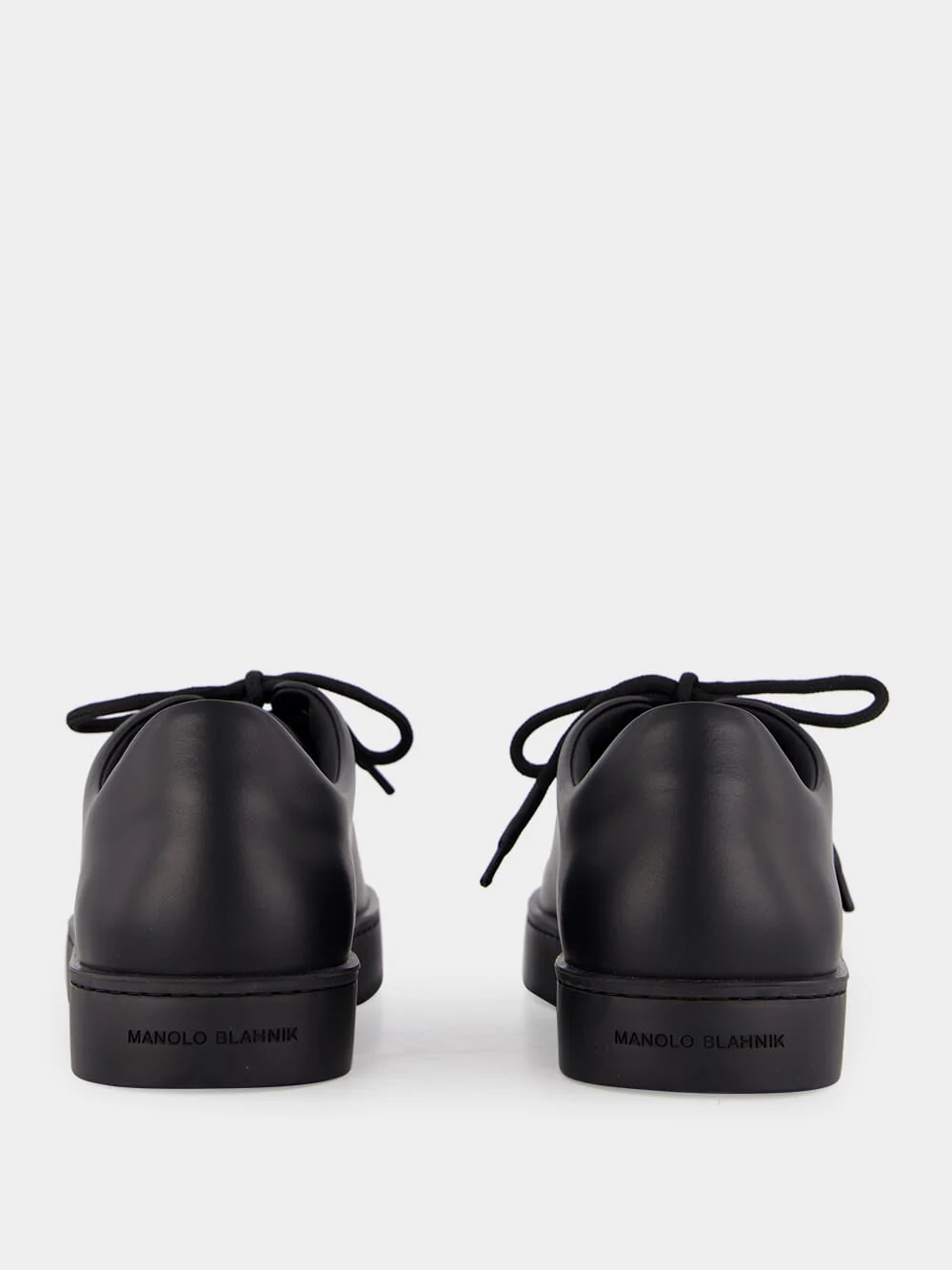 Black Calf Leather Sneakers - Image 5