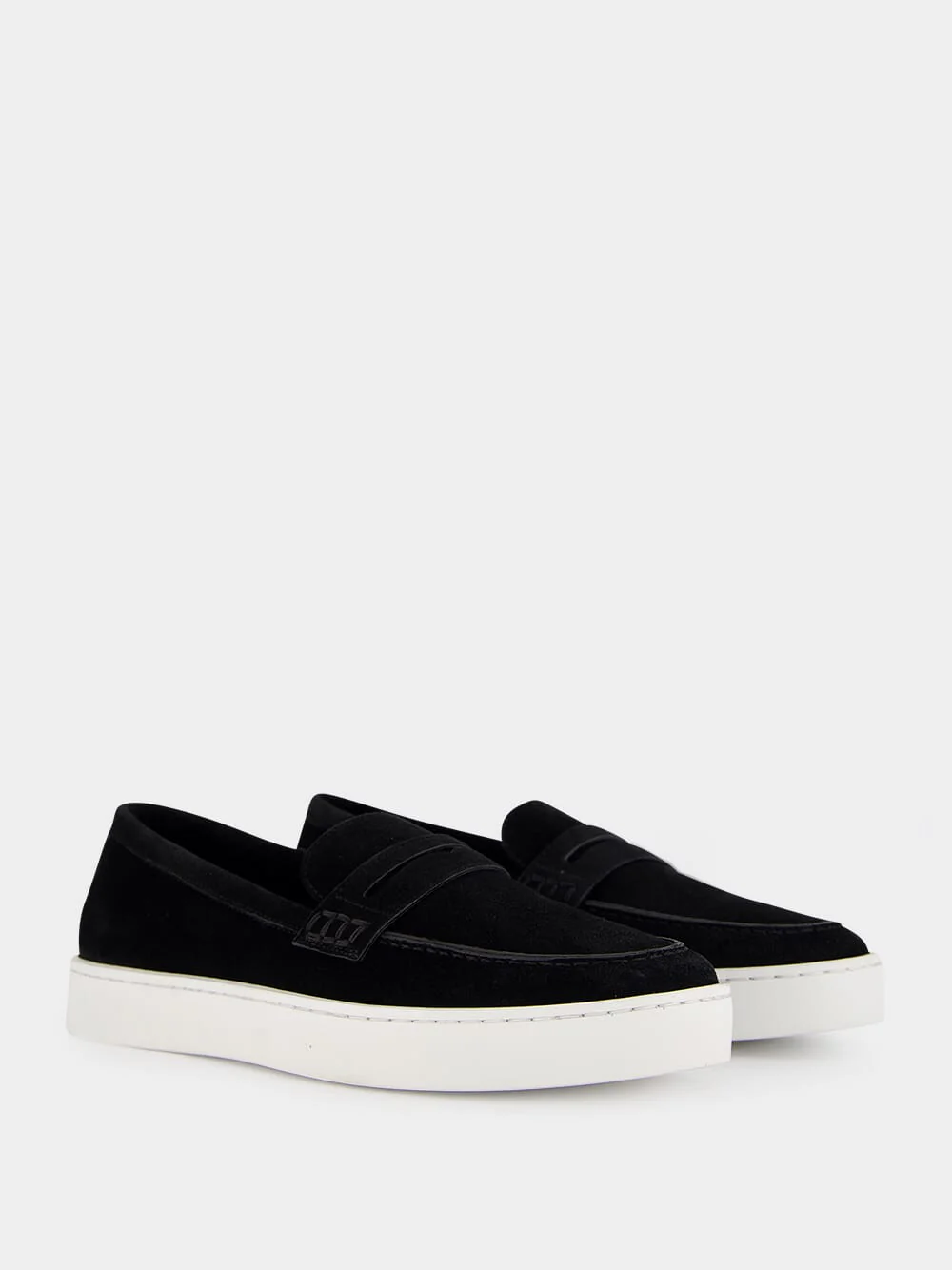 Black Suede Slip-On Loafers - Image 3