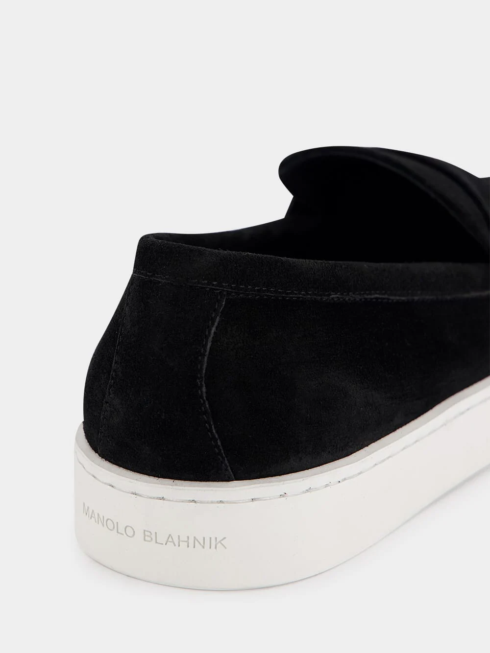 Black Suede Slip-On Loafers - Image 6