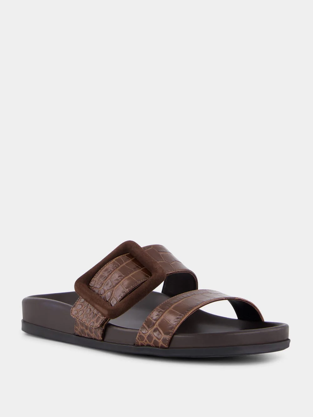 Brown Calf Leather Sandals - Image 2