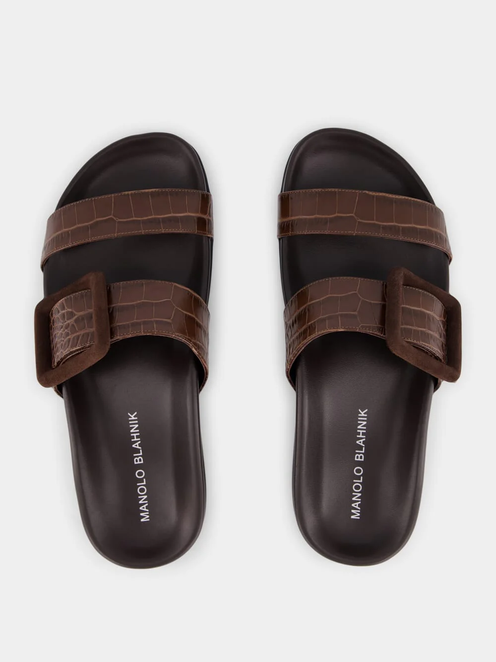 Brown Calf Leather Sandals - Image 4