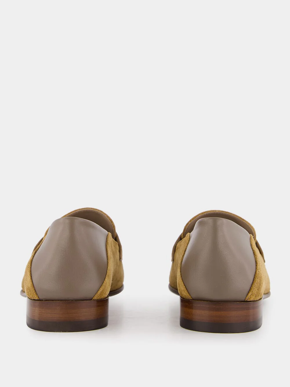 Brown Suede Penny Loafers - Image 5