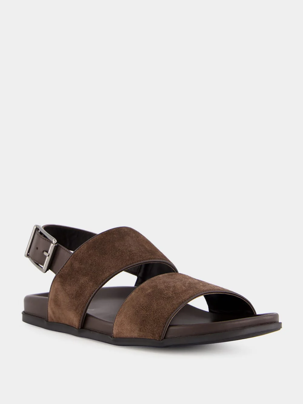 Brown Golby Suede Sandals - Image 2