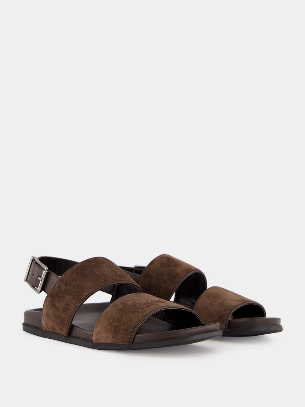 Brown Golby Suede Sandals - Image 3