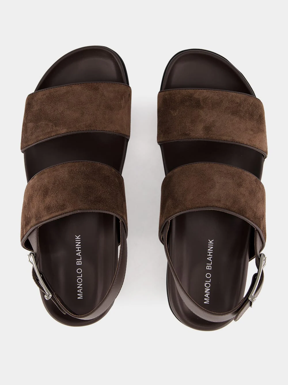 Brown Golby Suede Sandals - Image 4