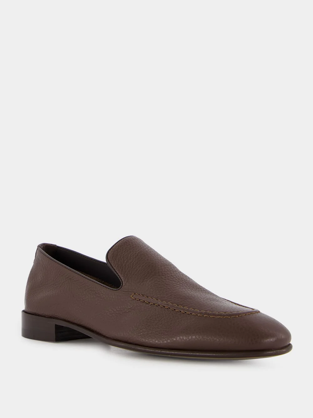 Brown Truro Calf Leather Loafers - Image 2