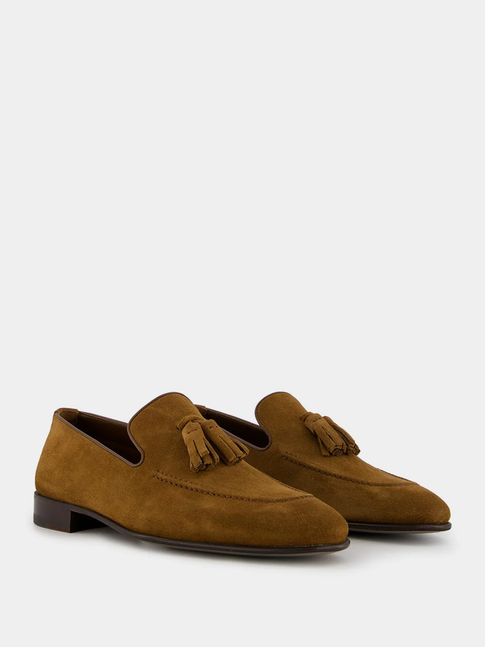 Chester Brown Suede Tassel Loafers - Image 4