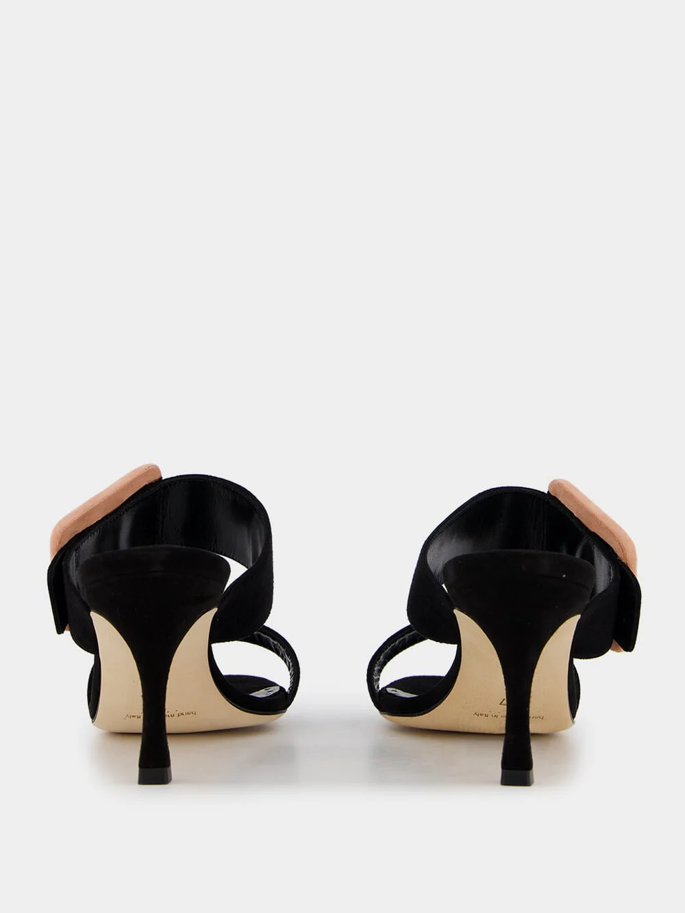 Gable Suede Buckle Open-Toe 70mm Mules - Image 5