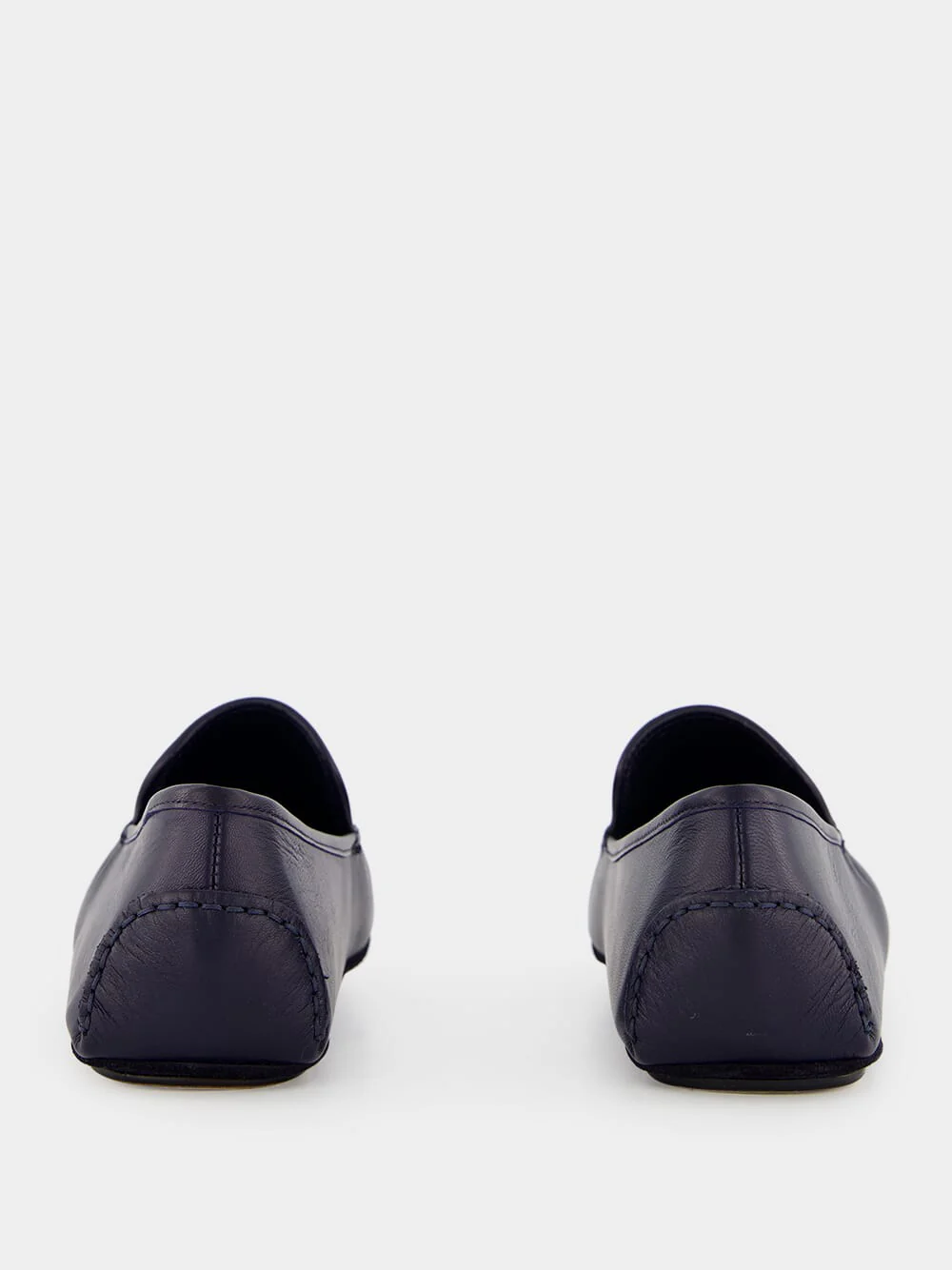 Mayfair Navy Leather Loafers - Image 5