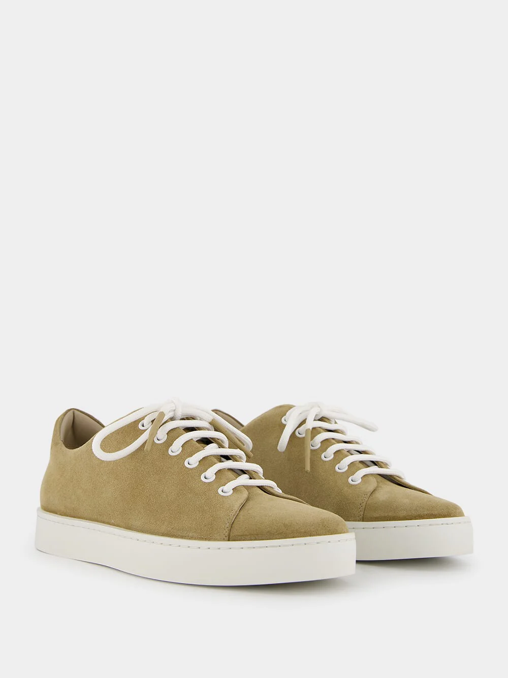 Semanado Beige Suede Sneakers - Image 3