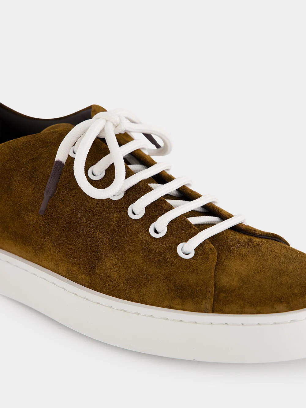 Semanado Brown Suede Low Cut Sneakers - Image 7