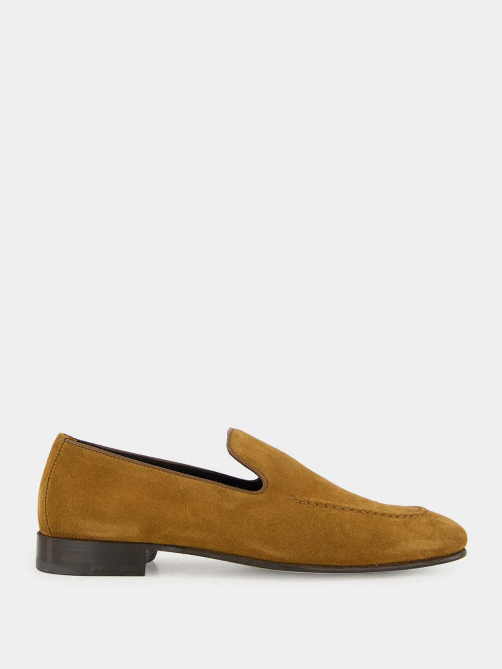 Truro Brown Suede Apron Loafers