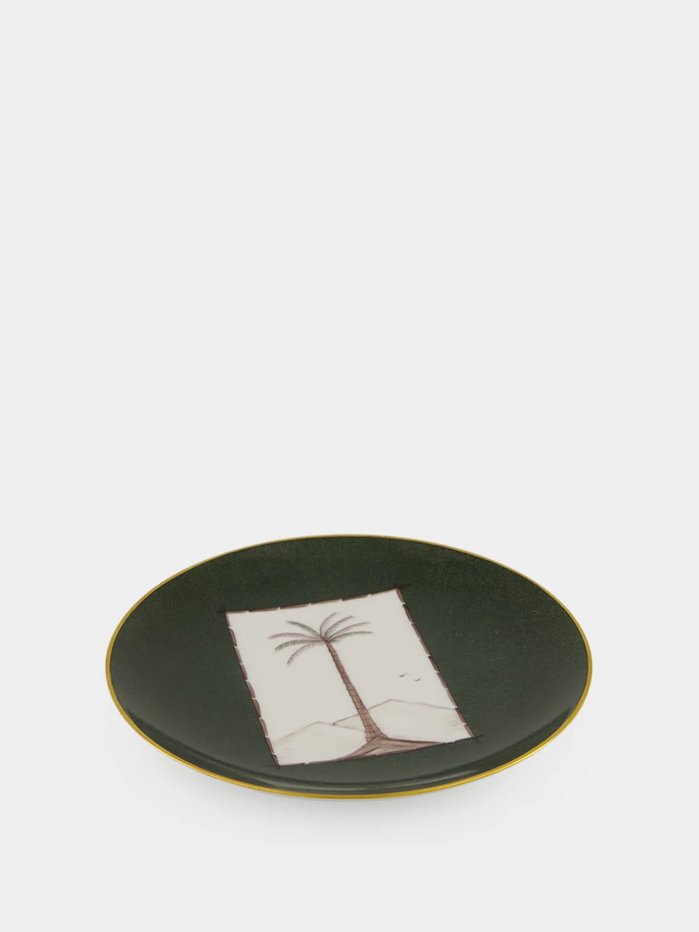 Cartouche Khaki Salad/Dessert Plate - Image 2