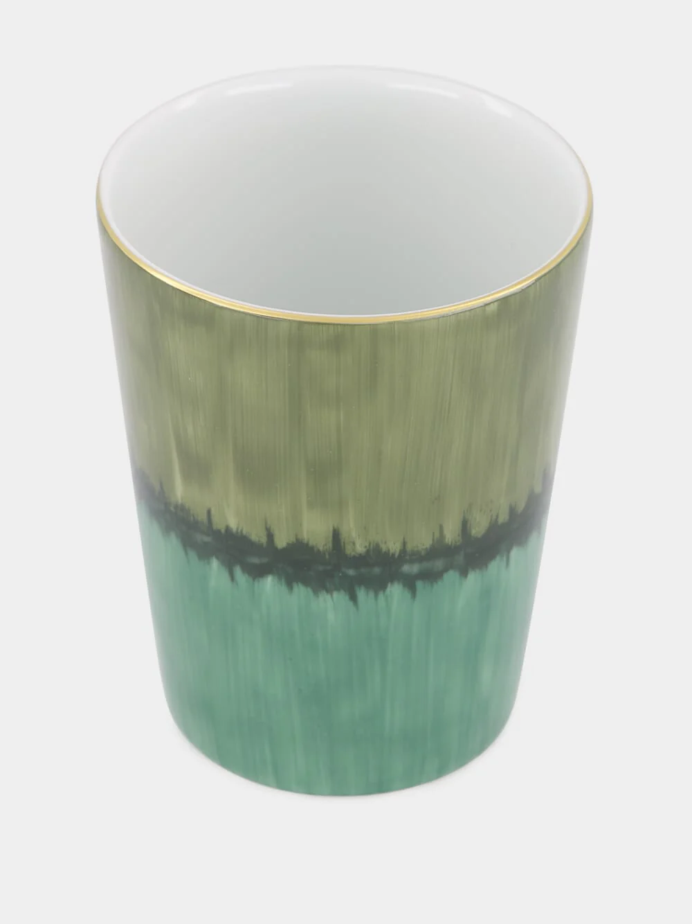 Gobelet Aloe Porcelain Tumbler in Snake and Dark Green - Image 2