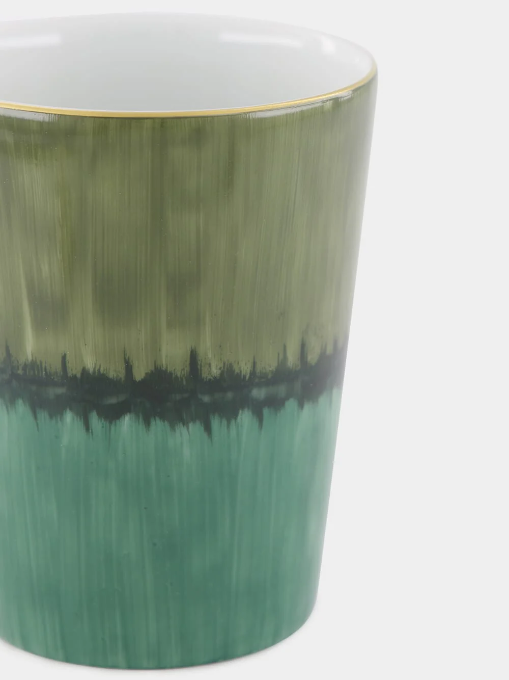 Gobelet Aloe Porcelain Tumbler in Snake and Dark Green - Image 3