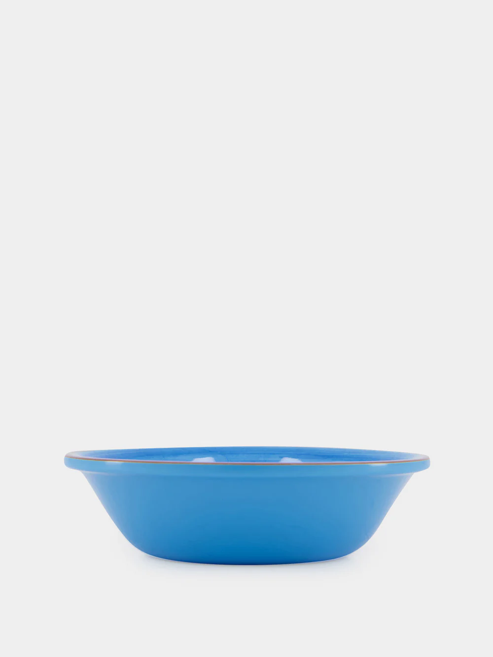 Saint Tropez Turquoise Soup Plate - Image 3