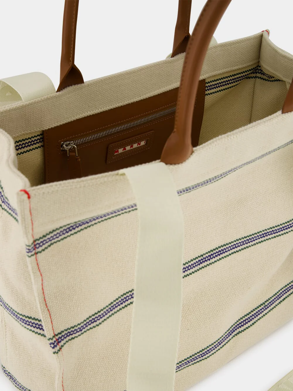 Embroidered Logo Canvas Tote - Image 5